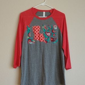 Louisiana Love Baseball Tee